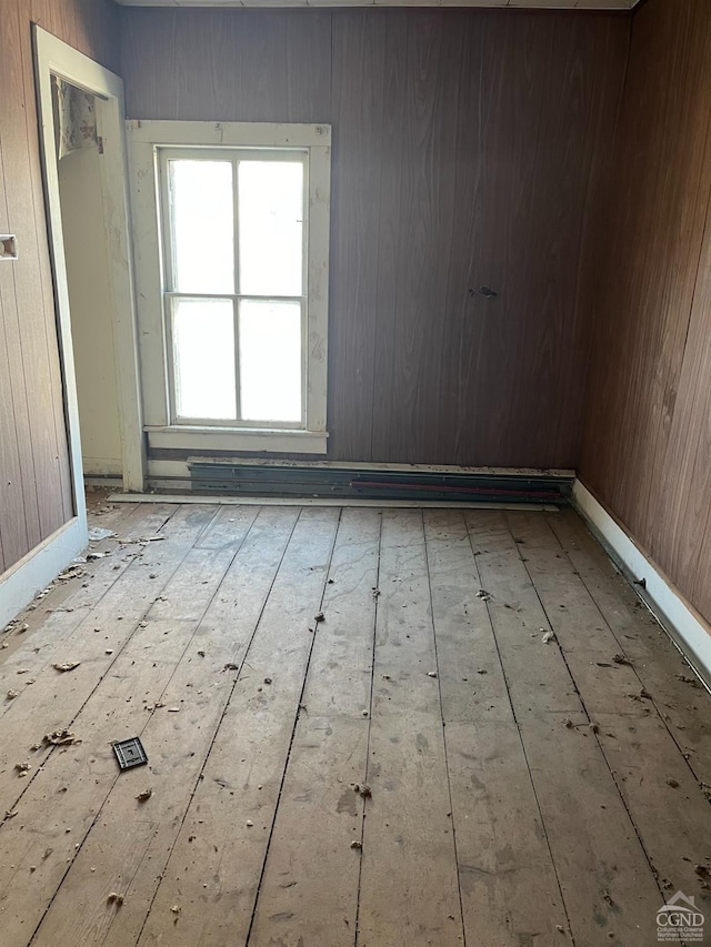 519 Old Rte 23, Acra, NY 12405 - empty room featuring wooden walls