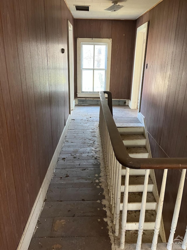 519 Old Rte 23, Acra, NY 12405 - corridor featuring wood walls