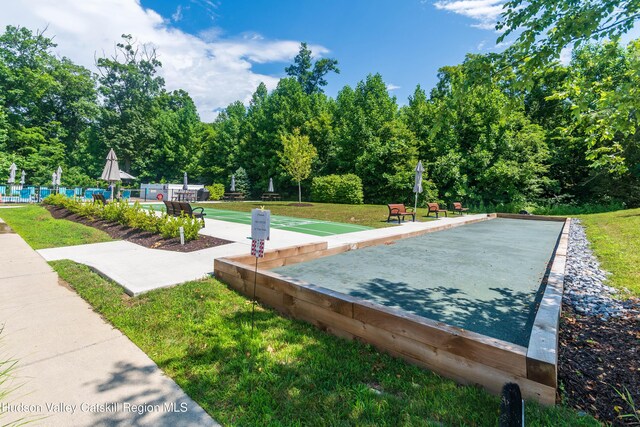 208 Hudson View Ter, Hyde Park, NY 12538 - view of community featuring a game area and a yard