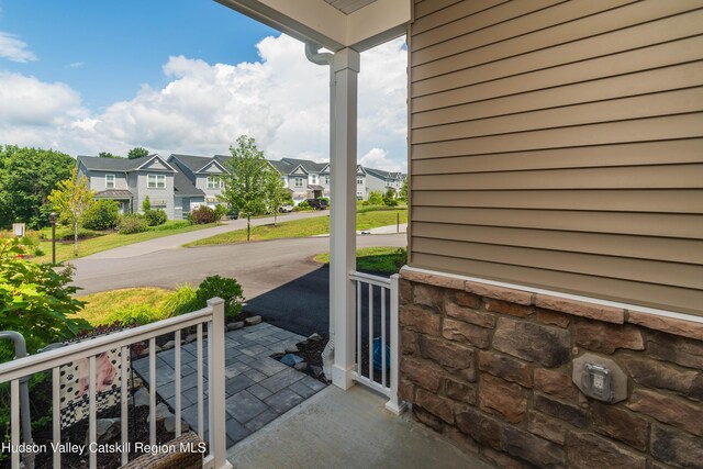 208 Hudson View Ter, Hyde Park, NY 12538 - porch with a residential view