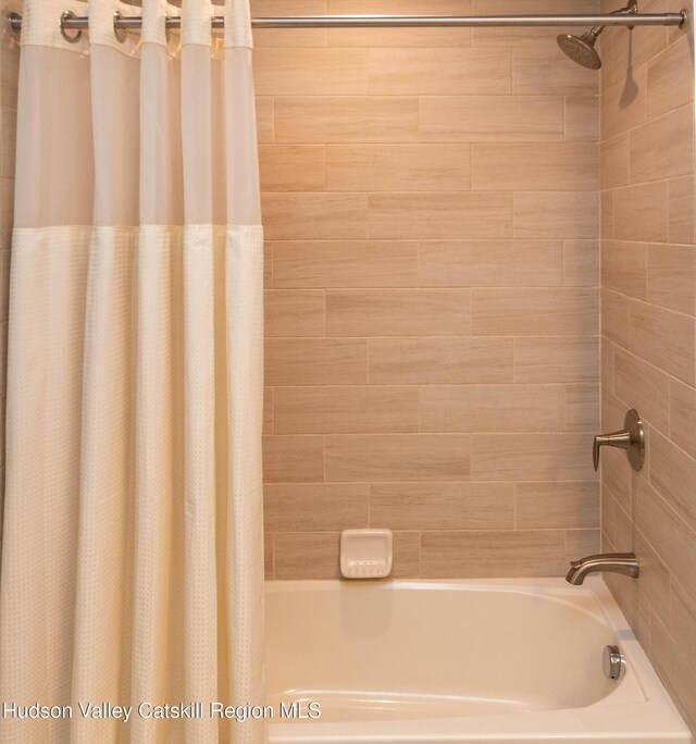 208 Hudson View Ter, Hyde Park, NY 12538 - full bathroom with shower / tub combo with curtain