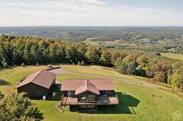 187 Mt Jeffereson Rd, Jefferson, NY 12167 - aerial view of property and surrounding area featuring a forest