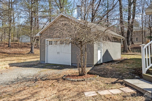 34 Cottonwood Rd, Elizaville, NY 12523 - view of detached garage