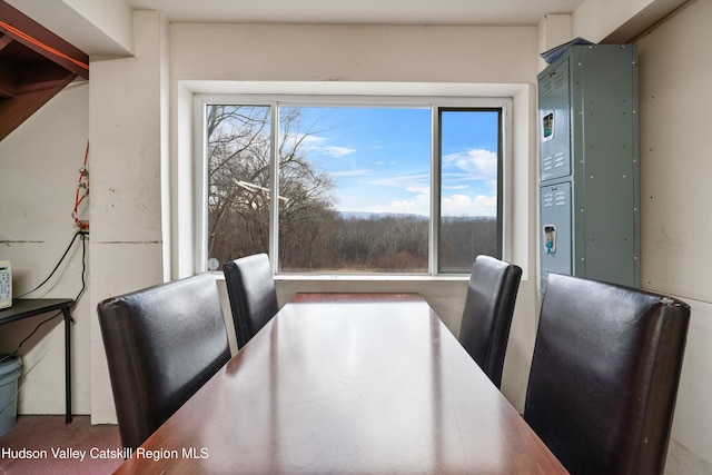 view of dining room