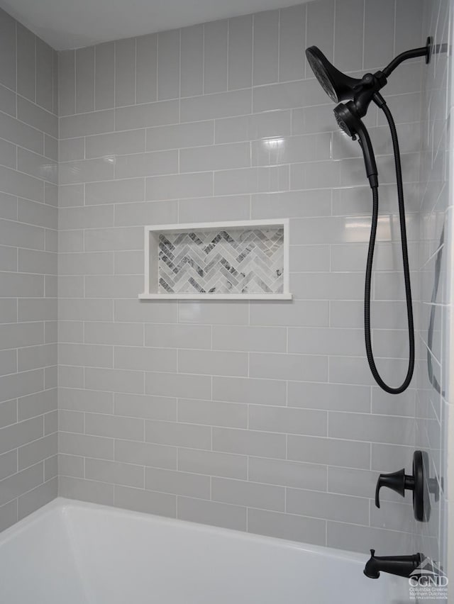 bathroom featuring tub / shower combination