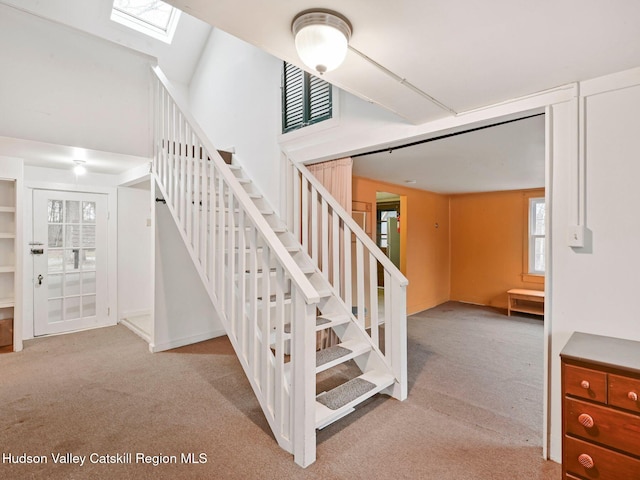 2846 Rte 32, Saugerties, NY 12477 - stairs with carpet floors