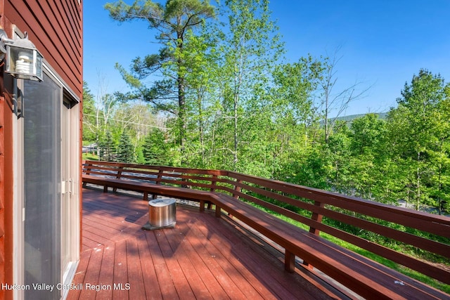 59 Mountain Dr, Hunter, NY 12442 - view of deck