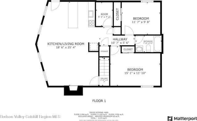 59 Mountain Dr, Hunter, NY 12442 - view of floor plan / room layout