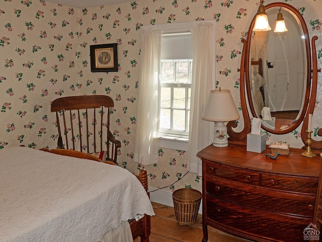 2456 State Route 82, Ancram, NY 12502 - bedroom with wallpapered walls