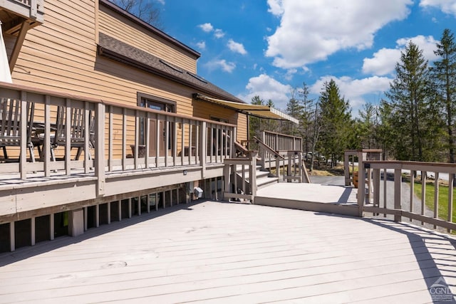 213 Botti Dr, Hunter, NY 12442 - view of wooden terrace