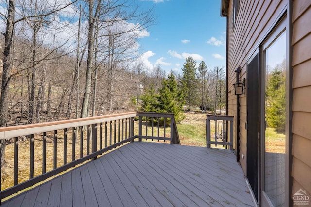 213 Botti Dr, Hunter, NY 12442 - view of wooden terrace