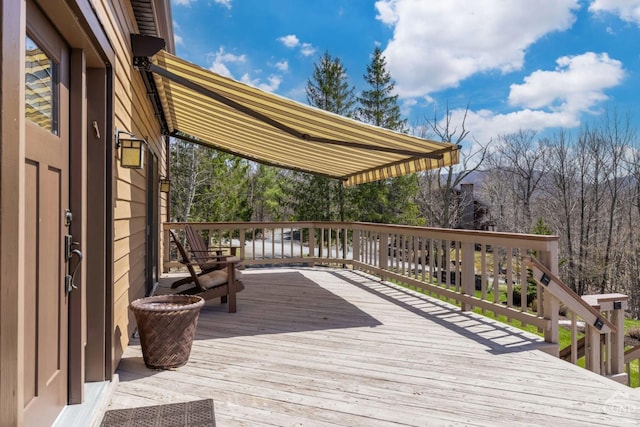 213 Botti Dr, Hunter, NY 12442 - view of wooden deck