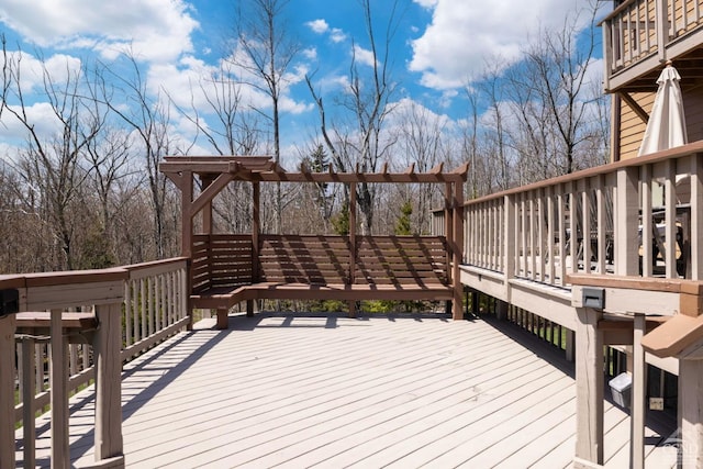 213 Botti Dr, Hunter, NY 12442 - view of deck