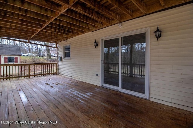 11 Old Farm Rd, Napanoch, NY 12458 - view of deck