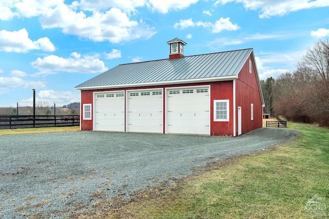 311 County Route 13, Old Chatham, NY 12136 - detached garage with fence