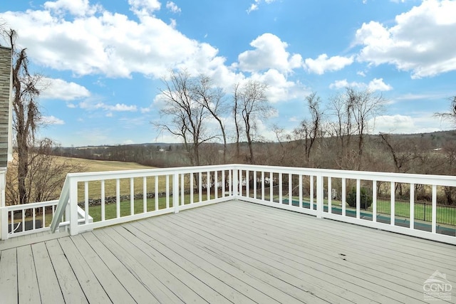 311 County Route 13, Old Chatham, NY 12136 - view of wooden terrace