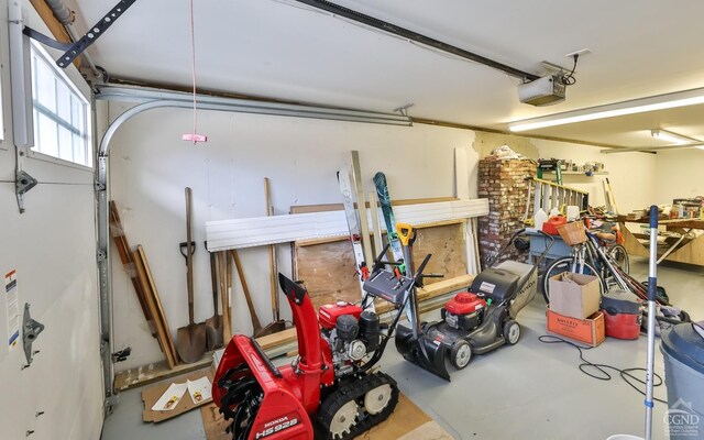 88 Gaby Ln, Hunter, NY 12442 - garage featuring a garage door opener