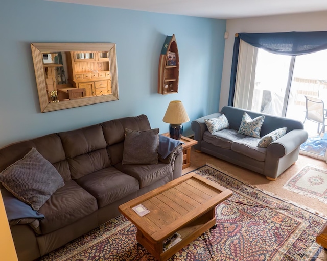 view of living area