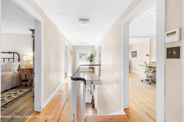 660-668 N Chodikee Lake Rd, Highland, NY 12528 - hallway with light wood finished floors