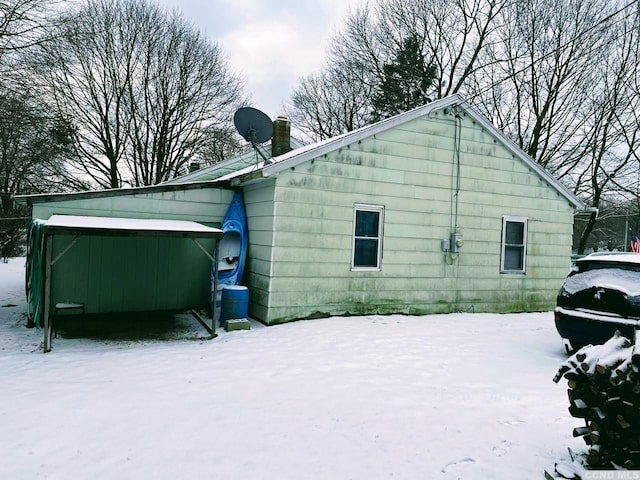 1644 Rte 9, Stuyvesant, NY 12173 - view of snowy exterior