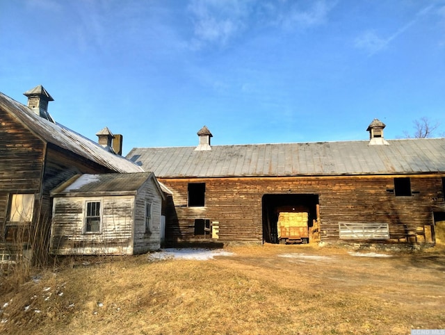 1644 Rte 9, Stuyvesant, NY 12173 - rear view of property with an outdoor structure and a barn