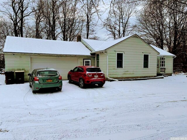 1644 Rte 9, Stuyvesant, NY 12173 - ranch-style house with a chimney