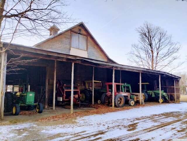 1644 Rte 9, Stuyvesant, NY 12173 - snow covered structure with an outdoor structure