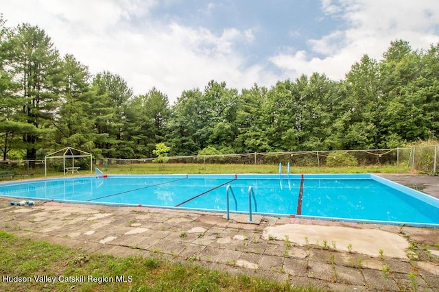 view of pool