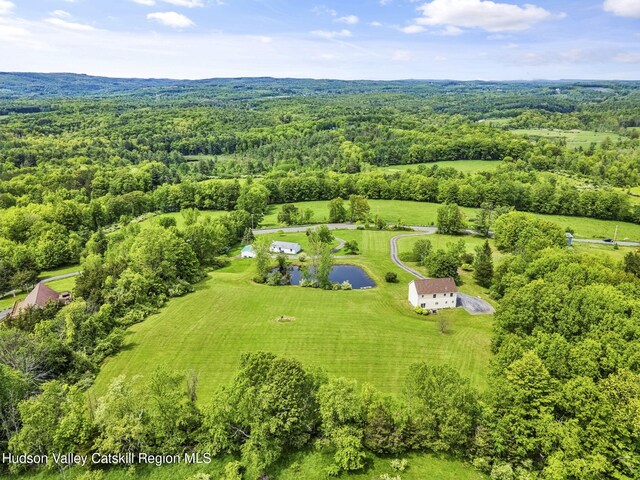 825 County Route 403, Greenville, NY 12083 - aerial view of a heavily wooded area