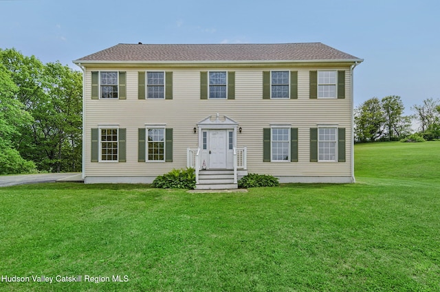 825 County Route 403, Greenville, NY 12083 - colonial home with a front yard