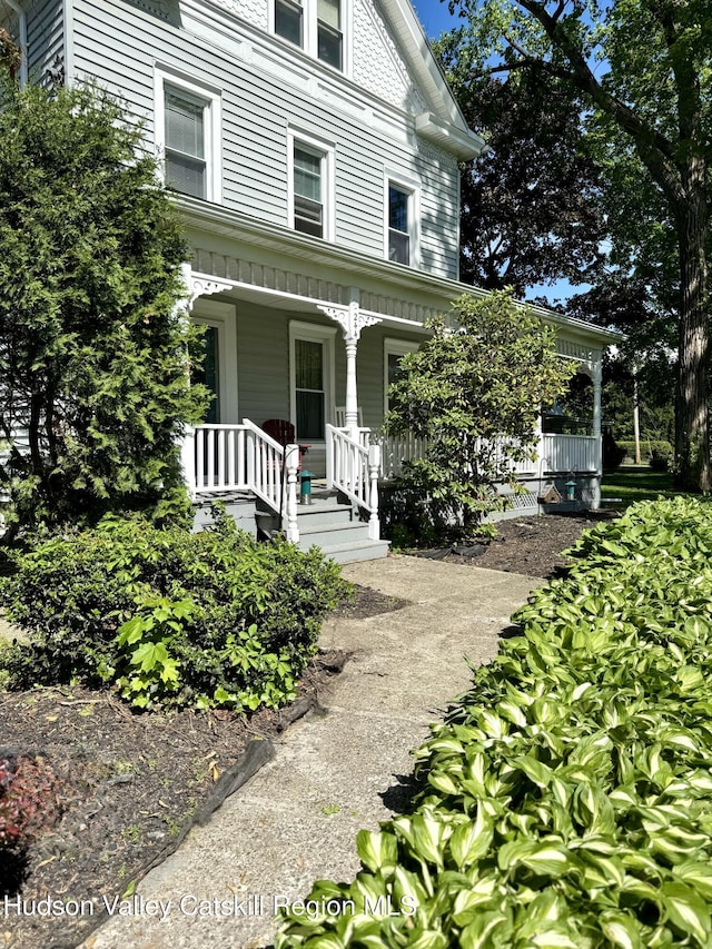 244 Jefferson Hts, Catskill, NY 12414 - entrance to property featuring covered porch