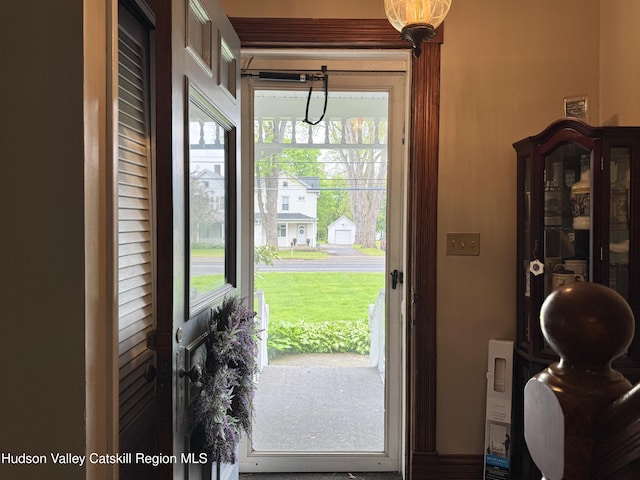 244 Jefferson Hts, Catskill, NY 12414 - doorway with healthy amount of natural light