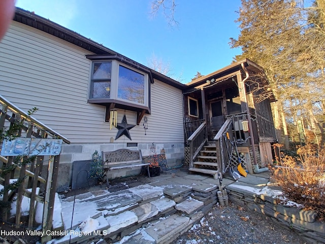 view of rear view of house