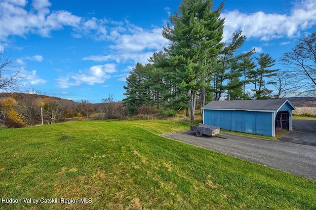 996 Dominican Ln, Saugerties, NY 12477 - view of grassy yard featuring an outbuilding