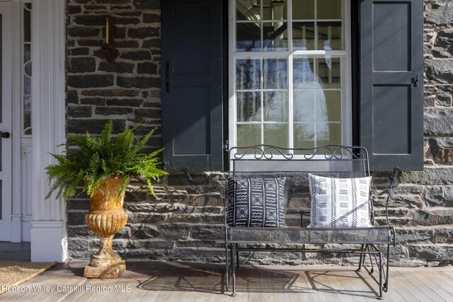18 Striebel Rd, Woodstock, NY 12498 - entrance to property featuring stone siding