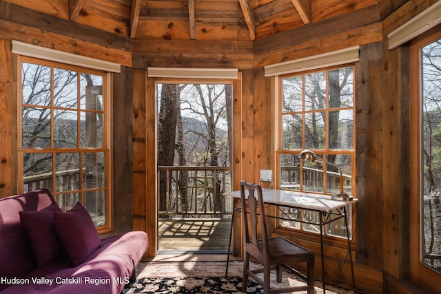 18 Striebel Rd, Woodstock, NY 12498 - sunroom / solarium with a mountain view