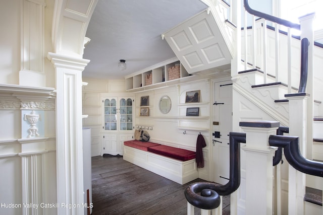 18 Striebel Rd, Woodstock, NY 12498 - interior space with dark wood-type flooring