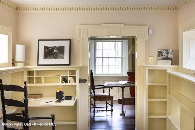 18 Striebel Rd, Woodstock, NY 12498 - interior space with dark wood-style floors