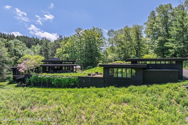 5015 Crow Hill Rd, Austerlitz, NY 12165 - view of yard with a wooded view