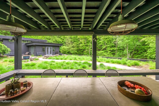 5015 Crow Hill Rd, Austerlitz, NY 12165 - view of patio / terrace with an outdoor structure
