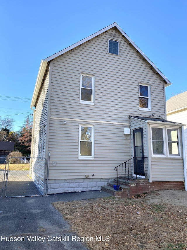 view of rear view of house