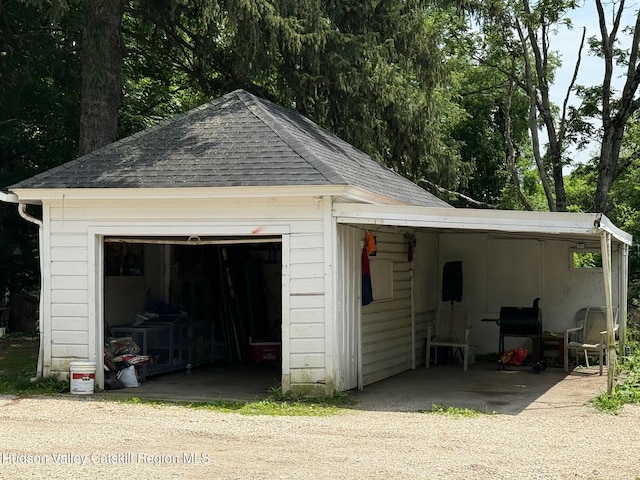 5846 Elm Ave S, Millerton, NY 12546 - garage with a detached garage