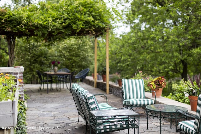 4170 Rte 9w, West Camp, NY 12477 - view of patio with outdoor dining space