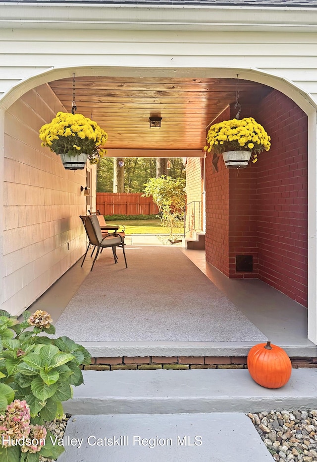 view of patio / terrace