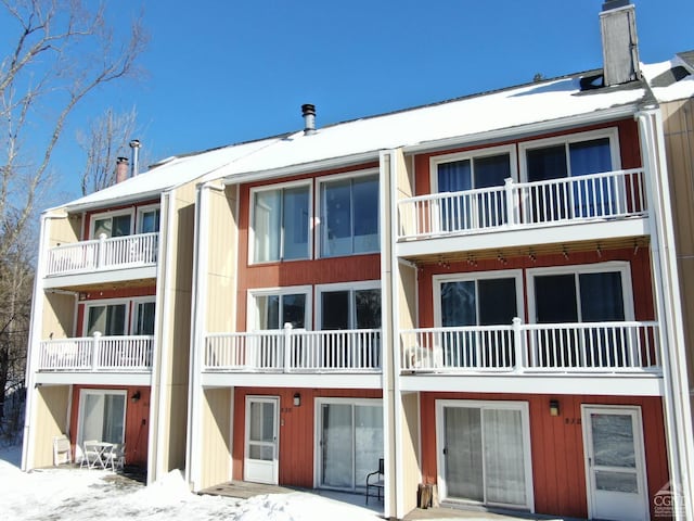 59 Scribner Hollow Rd # B-2, Hunter, NY 12442 - view of snow covered building