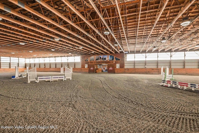 miscellaneous room featuring carpet