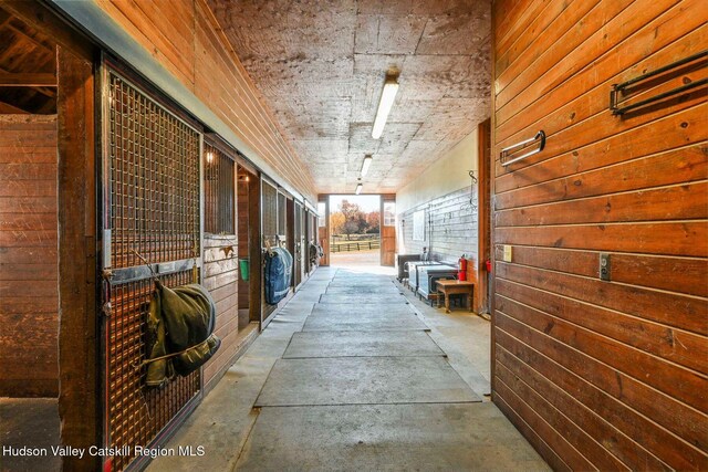 view of horse barn