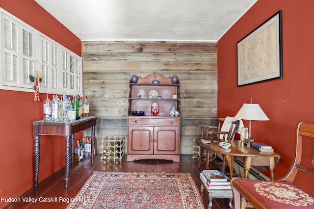 55 Church Ave, Germantown, NY 12526 - bar featuring wooden walls and dark wood-type flooring