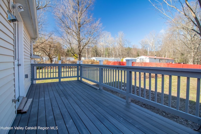 7180 Rte 209, Wawarsing, NY 12489 - deck with a fenced backyard