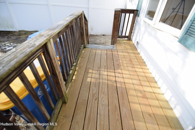 view of deck